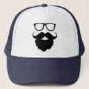 Search for moustache baseball caps beard