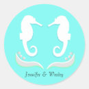 Search for seahorse wedding stickers Modern