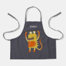 Search for scary halloween aprons Monster