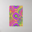 Search for neon canvas prints Psychedelic
