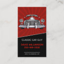 Search for classic car business cards Modern