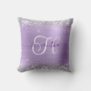 Search for purple and silver cushions Modern
