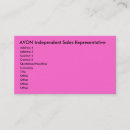 Search for sales representative business cards Avon