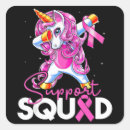 Search for support breast cancer awareness stickers Squad