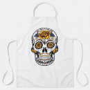 Search for yellow roses aprons Skull