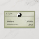 Search for acupuncture business cards Tcm