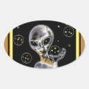 Search for alien oval stickers Ufo