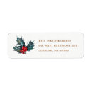 Search for berries return address labels Holly