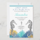 Search for seahorse baby shower invitations Coastal