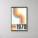 Search for retro 70s canvas prints Colourful