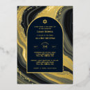 Search for marble bar bat mitzvah invitations Gold