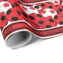 Search for soccer team wrapping paper Futbol