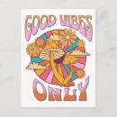 Search for good vibes postcards Retro