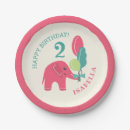 Search for elephant birthday plates Cute