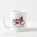Search for vintage bicycle mugs Red