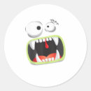 Search for monster face stickers Halloween