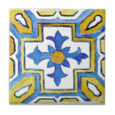 Search for yellow white pattern tiles Blue and yellow