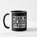 Search for disturbing mugs Disturbed