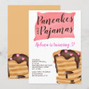 Search for pancakes and pajamas invitations Sleepover