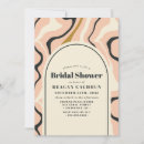 Search for pink black bridal shower invitations Modern