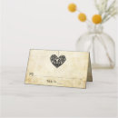 Search for vintage place cards Rustic