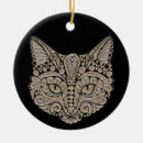 Search for art nouveau christmas tree decorations Feline