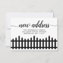 Search for white fence invitations Change of address