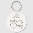 Search for humourous valentine key rings Heart