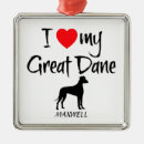 Search for great dane christmas tree decorations Heart