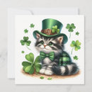Search for cat st patricks day cards Cute