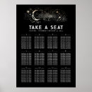 Search for black and gold wedding signs Seating plan