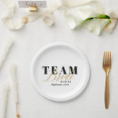Search for team paper plates Bride