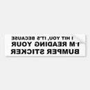 Search for laugh bumper stickers Silly