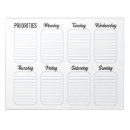 Search for tear away notepads Weekly