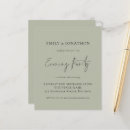 Search for light invitations Minimalist