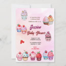 Search for cupcake baby shower invitations Pastel colours
