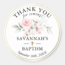 Search for floral baptism stickers Girl