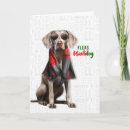 Search for weimaraner christmas cards Dog lovers