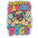Search for pop art dog stickers Pug