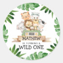 Search for wild one stickers Safari birthday