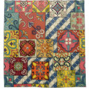Search for spanish tile shower curtains Talavera