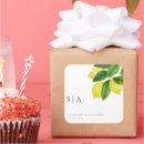 Search for square monogram stickers Greenery