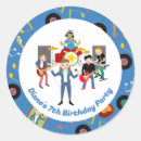 Search for rock star birthday party stickers For kids