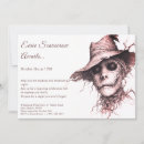 Search for eerie halloween invitations Black and white