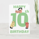 Search for 10th birthday cards Cat