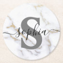 Search for marble monogram coasters Modern