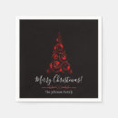 Search for red glitter christmas napkins White
