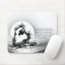 Search for legged mouse mats Black and white