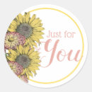 Search for rustic sunflower stickers Elegant