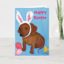 Search for dachshund easter cards Doxie